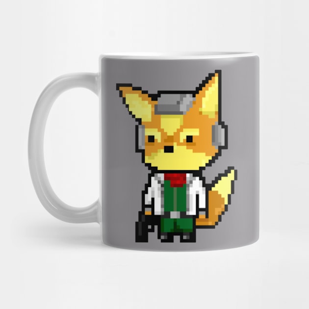 Pixel Starfox by darktiff_